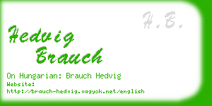 hedvig brauch business card